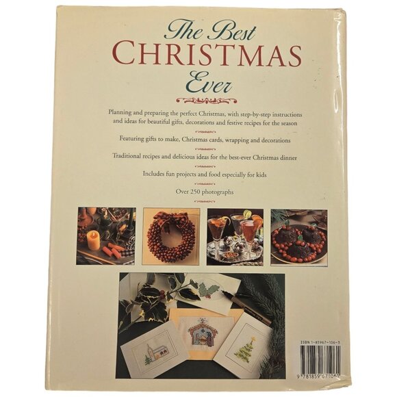 The Best Christmas Ever Cookbook Craft Book Pamela Westland Hardcover - Picture 14 of 16